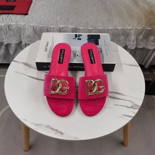 Replica Dolce &amp; Gabbana D&amp;G Slippers For Women #1213146, $115.00 USD, [ITEM#1213146], Replica Dolce &amp; Gabbana D&amp;G Slippers outlet from China