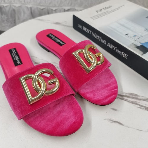 Replica Dolce & Gabbana D&G Slippers For Women #1213146 $115.00 USD for Wholesale