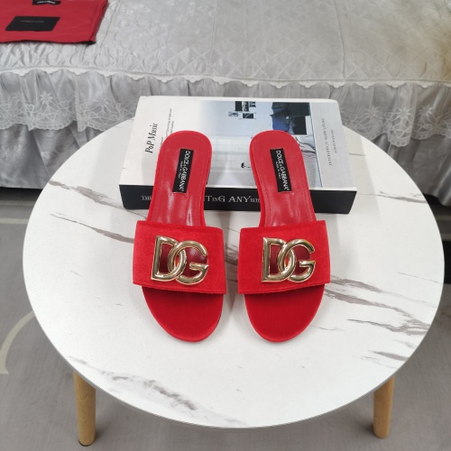 Replica Dolce &amp; Gabbana D&amp;G Slippers For Women #1213147, $115.00 USD, [ITEM#1213147], Replica Dolce &amp; Gabbana D&amp;G Slippers outlet from China