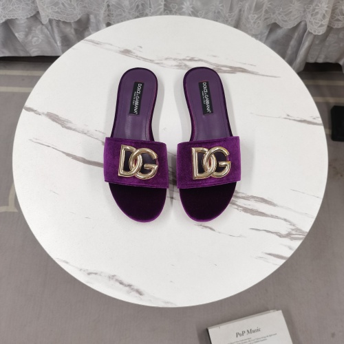 Replica Dolce & Gabbana D&G Slippers For Women #1213149 $115.00 USD for Wholesale