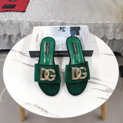 Replica Dolce &amp; Gabbana D&amp;G Slippers For Women #1213150, $115.00 USD, [ITEM#1213150], Replica Dolce &amp; Gabbana D&amp;G Slippers outlet from China