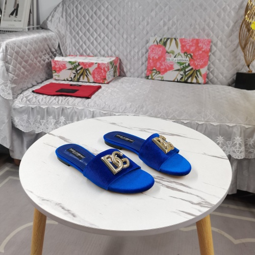 Replica Dolce & Gabbana D&G Slippers For Women #1213151 $115.00 USD for Wholesale