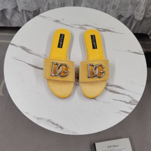 Replica Dolce & Gabbana D&G Slippers For Women #1213152 $115.00 USD for Wholesale