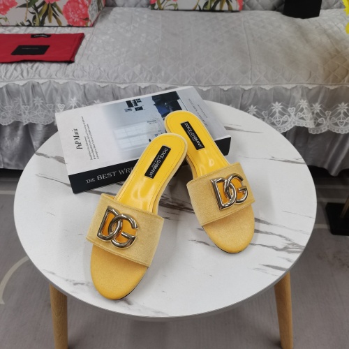 Replica Dolce & Gabbana D&G Slippers For Women #1213152 $115.00 USD for Wholesale