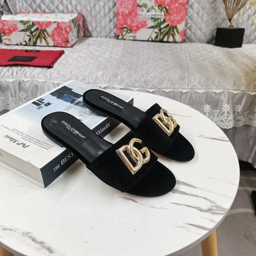 Replica Dolce & Gabbana D&G Slippers For Women #1213153 $115.00 USD for Wholesale