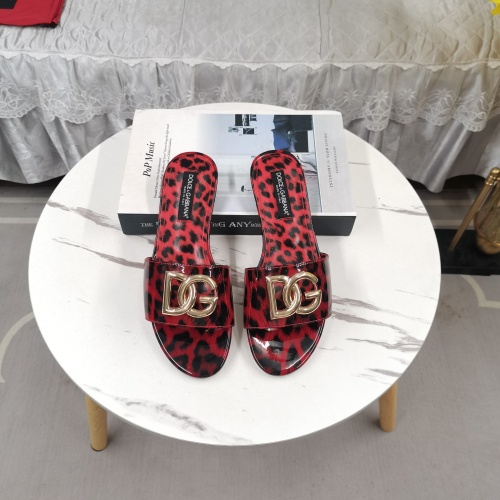 Replica Dolce & Gabbana D&G Slippers For Women #1213194 $125.00 USD for Wholesale