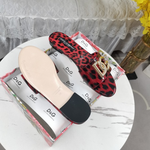 Replica Dolce & Gabbana D&G Slippers For Women #1213194 $125.00 USD for Wholesale