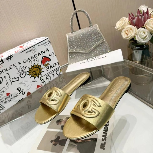 Replica Dolce &amp; Gabbana D&amp;G Slippers For Women #1213196, $80.00 USD, [ITEM#1213196], Replica Dolce &amp; Gabbana D&amp;G Slippers outlet from China