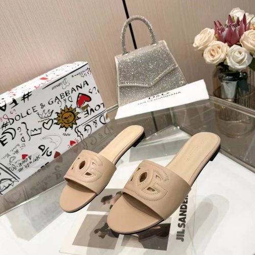 Replica Dolce &amp; Gabbana D&amp;G Slippers For Women #1213198, $80.00 USD, [ITEM#1213198], Replica Dolce &amp; Gabbana D&amp;G Slippers outlet from China