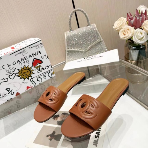 Replica Dolce &amp; Gabbana D&amp;G Slippers For Women #1213200, $80.00 USD, [ITEM#1213200], Replica Dolce &amp; Gabbana D&amp;G Slippers outlet from China