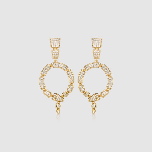 Replica Bvlgari Earrings For Women #1213523 $45.00 USD for Wholesale