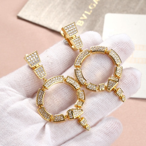 Replica Bvlgari Earrings For Women #1213523 $45.00 USD for Wholesale