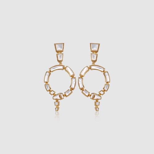 Replica Bvlgari Earrings For Women #1213527 $52.00 USD for Wholesale