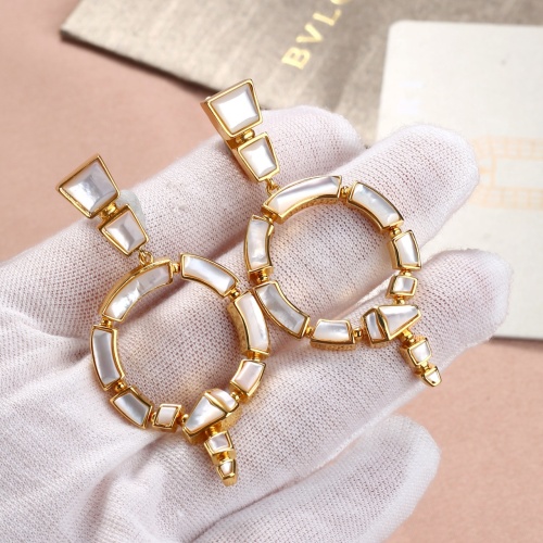 Replica Bvlgari Earrings For Women #1213527 $52.00 USD for Wholesale