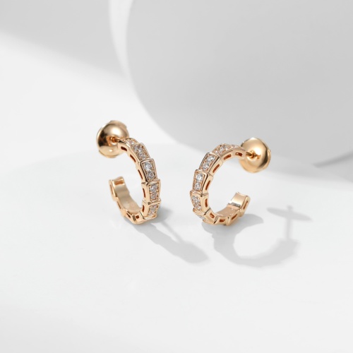 Replica Bvlgari Earrings For Women #1213780 $38.00 USD for Wholesale