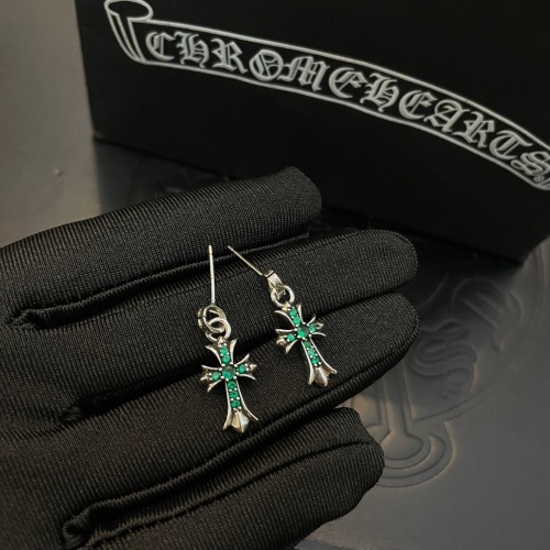 Replica Chrome Hearts Earrings For Women #1213815 $36.00 USD for Wholesale