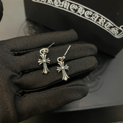 Replica Chrome Hearts Earrings For Women #1213816 $36.00 USD for Wholesale