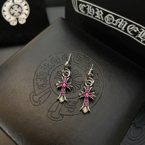 Replica Chrome Hearts Earrings For Women #1213816 $36.00 USD for Wholesale