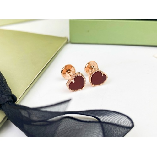 Replica Van Cleef & Arpels Earrings For Women #1213817 $32.00 USD for Wholesale