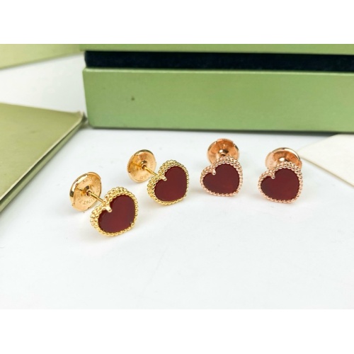 Replica Van Cleef & Arpels Earrings For Women #1213817 $32.00 USD for Wholesale