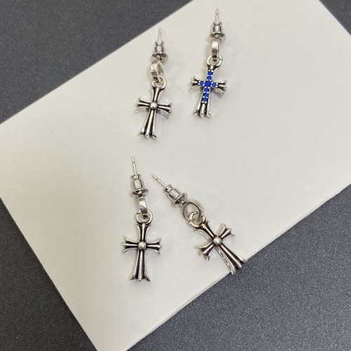 Replica Chrome Hearts Earrings For Women #1214043 $32.00 USD for Wholesale