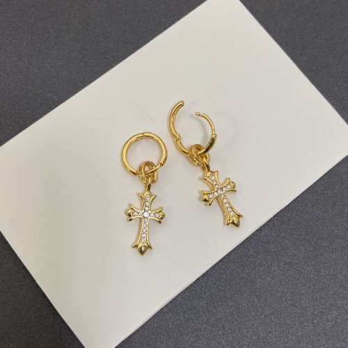 Replica Chrome Hearts Earrings For Women #1214044 $32.00 USD for Wholesale