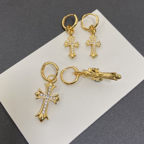 Replica Chrome Hearts Earrings For Women #1214044 $32.00 USD for Wholesale