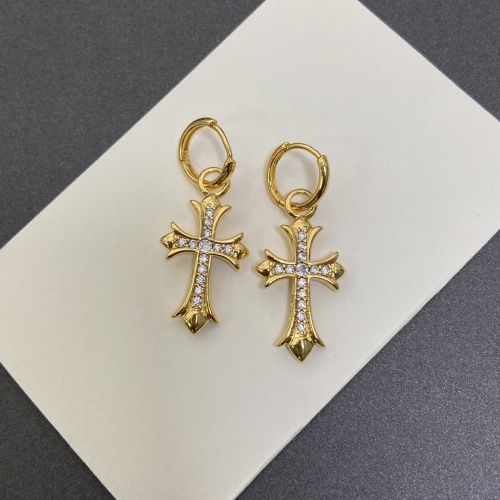 Replica Chrome Hearts Earrings For Women #1214045, $32.00 USD, [ITEM#1214045], Replica Chrome Hearts Earrings outlet from China