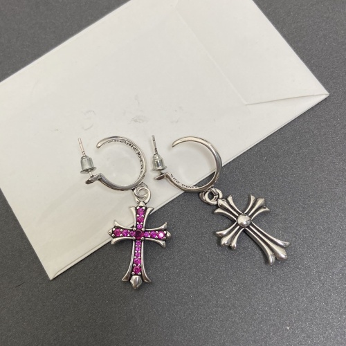 Replica Chrome Hearts Earrings For Women #1214051 $34.00 USD for Wholesale