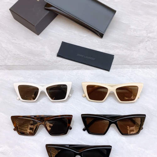 Replica Yves Saint Laurent YSL AAA Quality Sunglasses #1214093 $64.00 USD for Wholesale