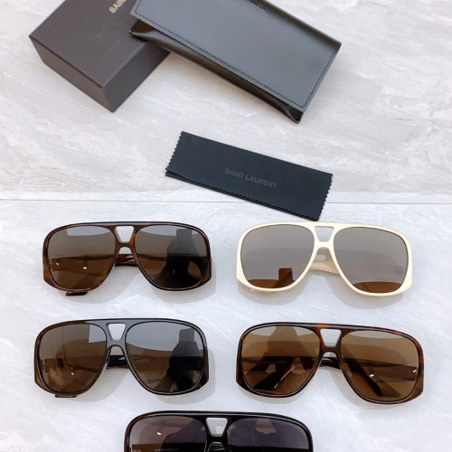 Replica Yves Saint Laurent YSL AAA Quality Sunglasses #1214107 $60.00 USD for Wholesale