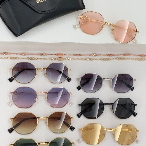 Replica Valentino AAA Quality Sunglasses #1214152 $60.00 USD for Wholesale