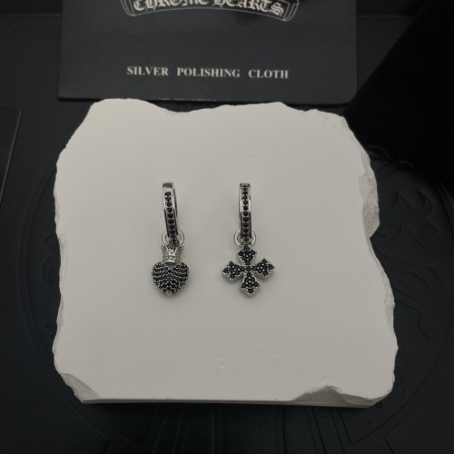 Replica Chrome Hearts Earrings For Women #1214735 $36.00 USD for Wholesale