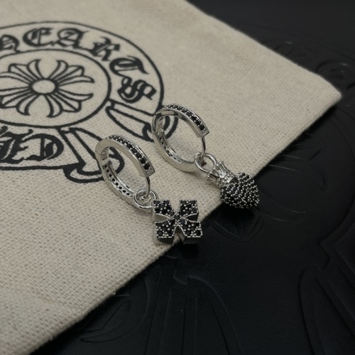 Replica Chrome Hearts Earrings For Women #1214735 $36.00 USD for Wholesale