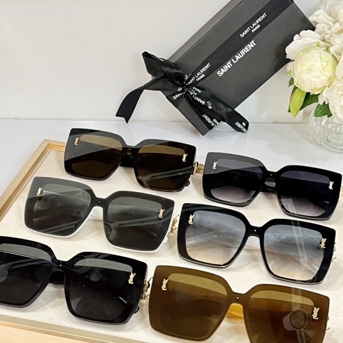 Replica Yves Saint Laurent YSL AAA Quality Sunglasses #1215234 $68.00 USD for Wholesale