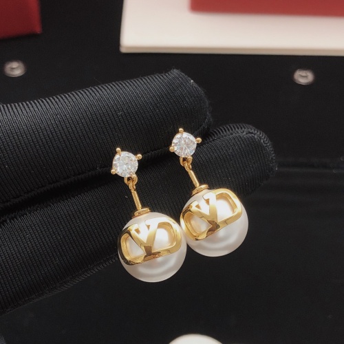 Replica Valentino Earrings For Women #1215504 $29.00 USD for Wholesale