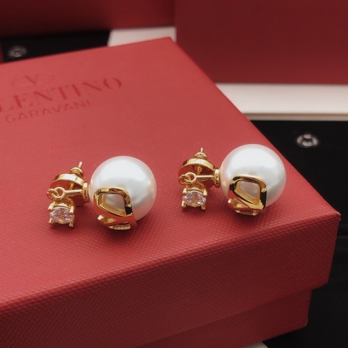 Replica Valentino Earrings For Women #1215504 $29.00 USD for Wholesale