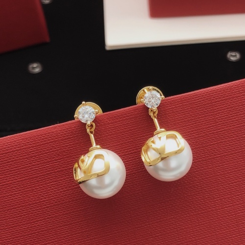 Replica Valentino Earrings For Women #1215504 $29.00 USD for Wholesale