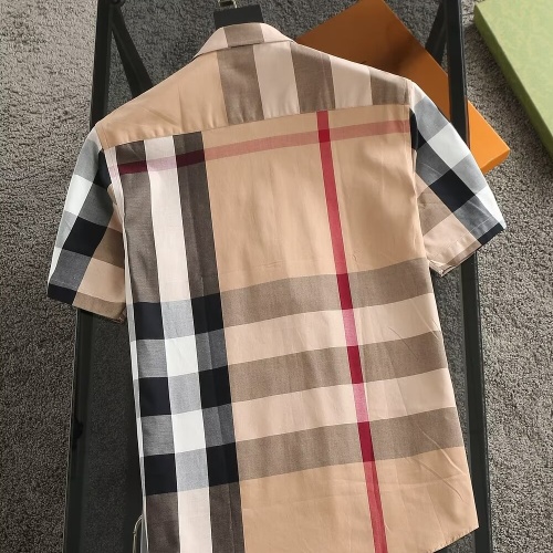 Replica Burberry Shirts Short Sleeved For Men #1215592 $38.00 USD for Wholesale