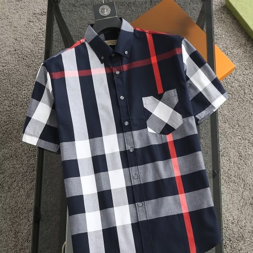 Replica Burberry Shirts Short Sleeved For Men #1215593, $38.00 USD, [ITEM#1215593], Replica Burberry Shirts outlet from China