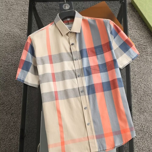 Replica Burberry Shirts Short Sleeved For Men #1215595, $38.00 USD, [ITEM#1215595], Replica Burberry Shirts outlet from China