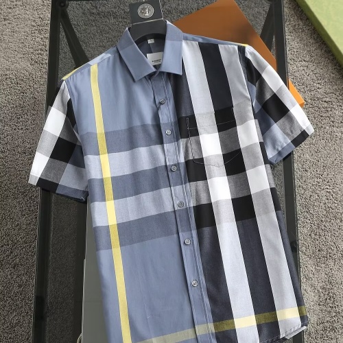 Replica Burberry Shirts Short Sleeved For Men #1215596, $38.00 USD, [ITEM#1215596], Replica Burberry Shirts outlet from China