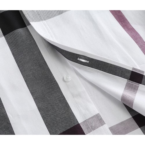 Replica Burberry Shirts Short Sleeved For Men #1215598 $36.00 USD for Wholesale