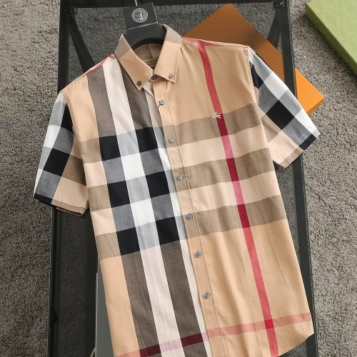 Replica Burberry Shirts Short Sleeved For Men #1215599, $36.00 USD, [ITEM#1215599], Replica Burberry Shirts outlet from China