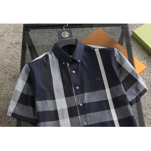 Replica Burberry Shirts Short Sleeved For Men #1215604 $36.00 USD for Wholesale