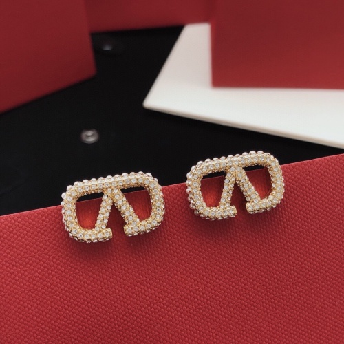 Replica Valentino Earrings For Women #1215646, $32.00 USD, [ITEM#1215646], Replica Valentino Earrings outlet from China