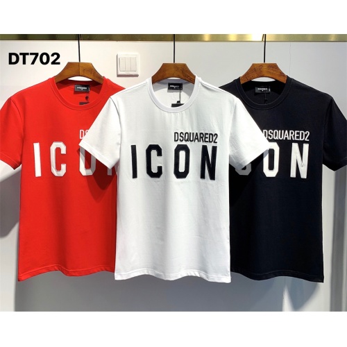 Replica Dsquared T-Shirts Short Sleeved For Men #1215725 $27.00 USD for Wholesale