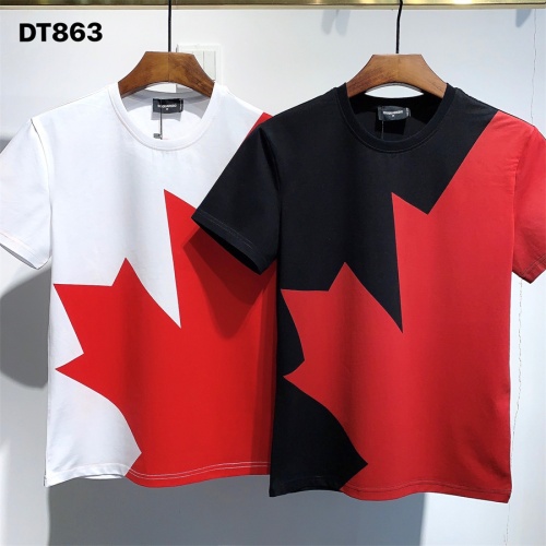 Replica Dsquared T-Shirts Short Sleeved For Men #1215737 $27.00 USD for Wholesale