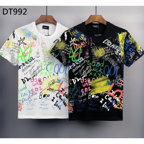 Replica Dsquared T-Shirts Short Sleeved For Men #1215744 $27.00 USD for Wholesale