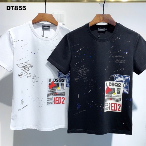 Replica Dsquared T-Shirts Short Sleeved For Men #1215746 $27.00 USD for Wholesale